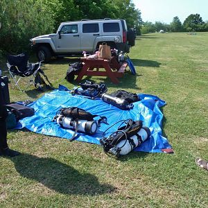 The dive tarp