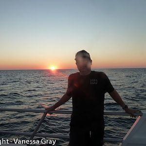 Roger at Sunset