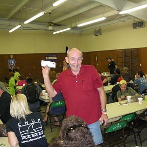 Mr Ignite wins a door prize