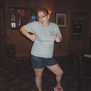 Emily and her CHUM shirt