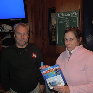 Suzanne won the door prize