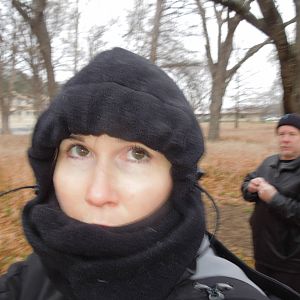 Diver_T staying warm