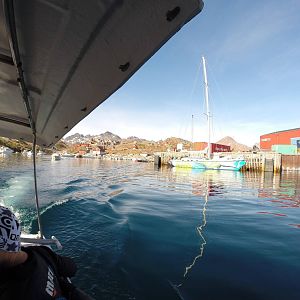 Setting off for first dives
