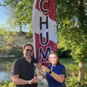 birddog - 10th year DAM CHUMmer with banner