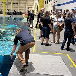 Adam's GoPro made it in the pool!