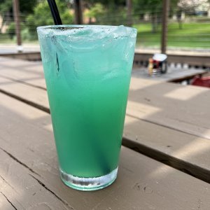 Blue Lagoon margarita at Humphrey’s