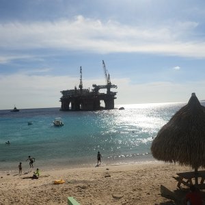 4 - Flotel tied to buoy at Boka Sami.JPG