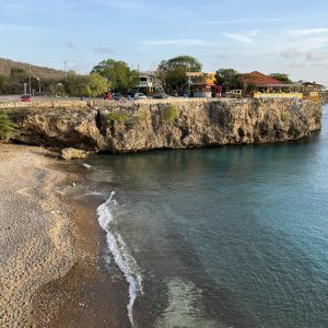 42 - Playa Forti restaurant from Blue View restaurant.JPG