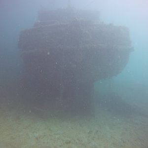 8 - Stern of one of the two tug wrecks.JPG