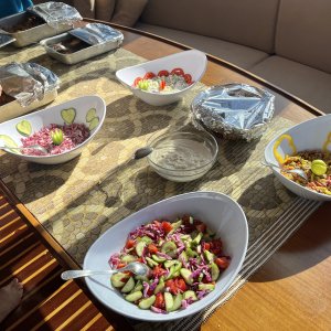 Daily lunch spread