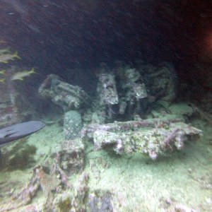 Motorcycles on the Thistlegorm