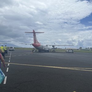 Air Tahiti from Papeette to Rangiroa