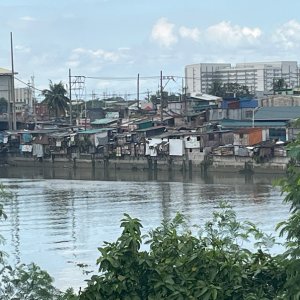 27 - Slum on Manila Intramuros River