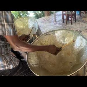 Errol on the steel drums