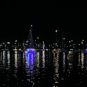 Holiday harbor lights