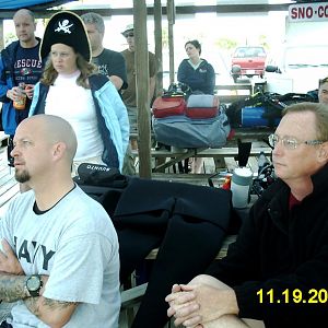 Briefing at the dock