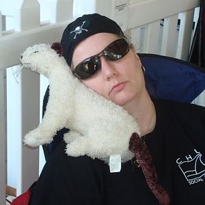 Pink Pirate takes a cat nap!