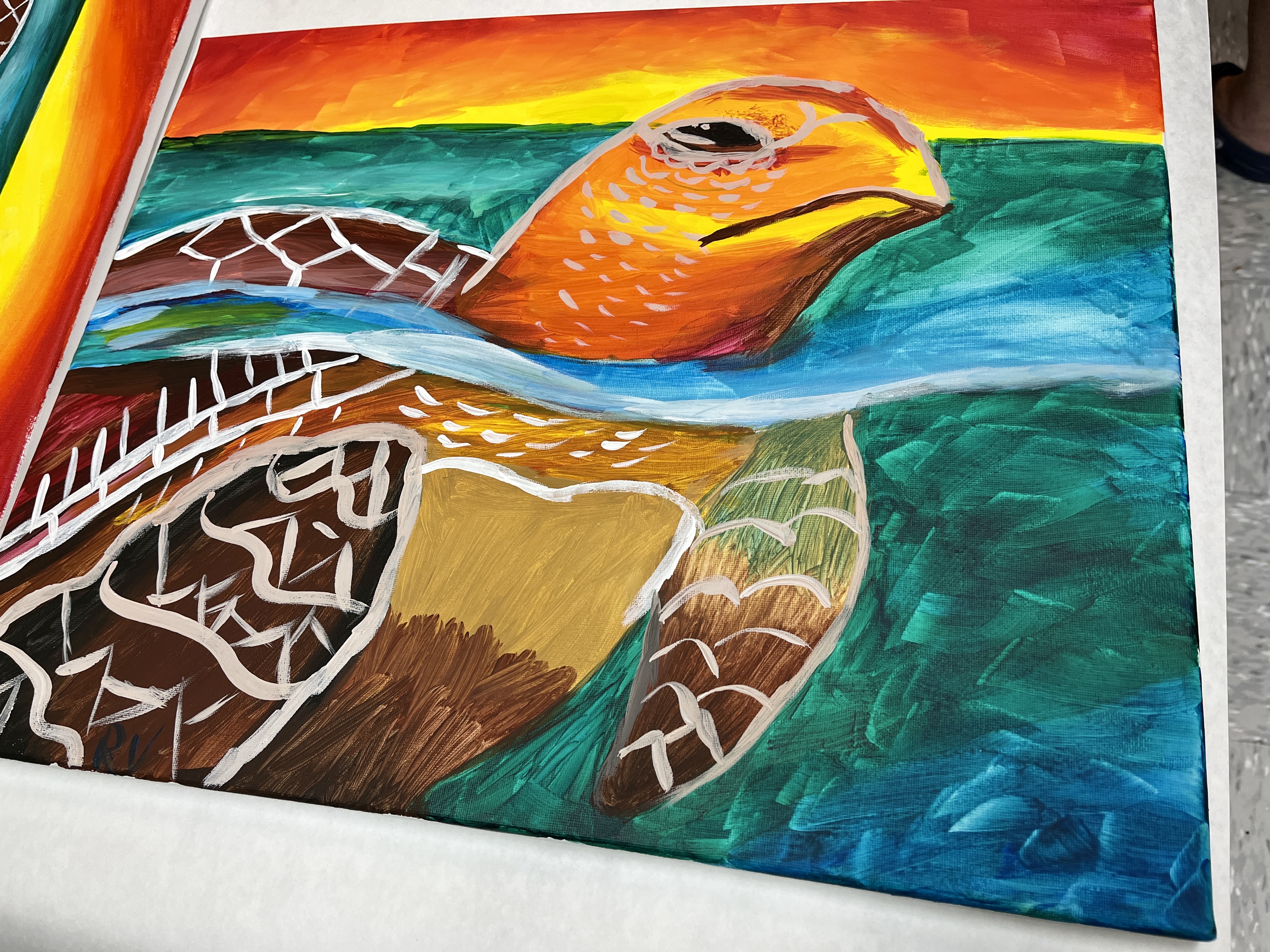 A painting only a mother could love
