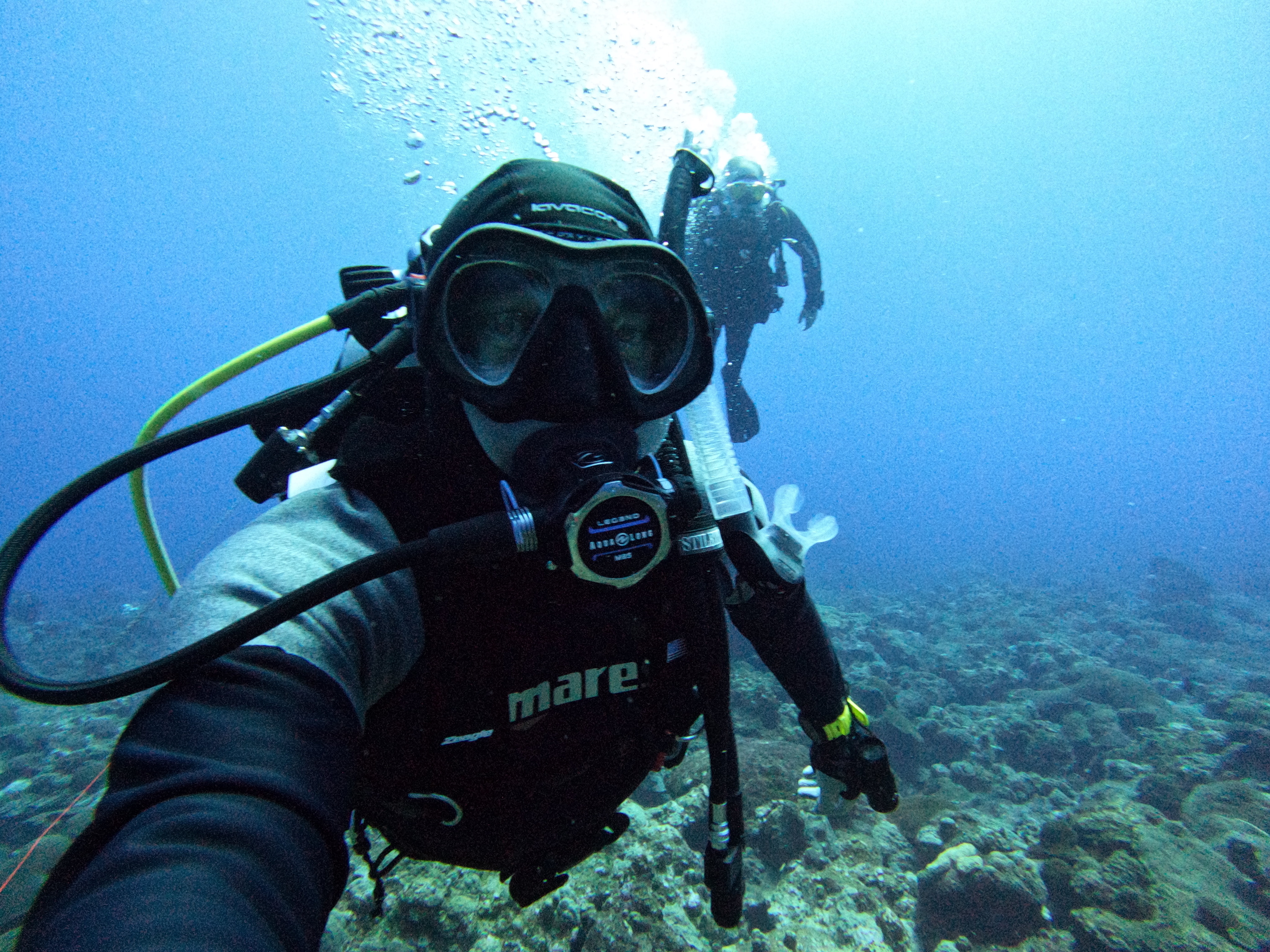 AdamBOM enjoying the coral