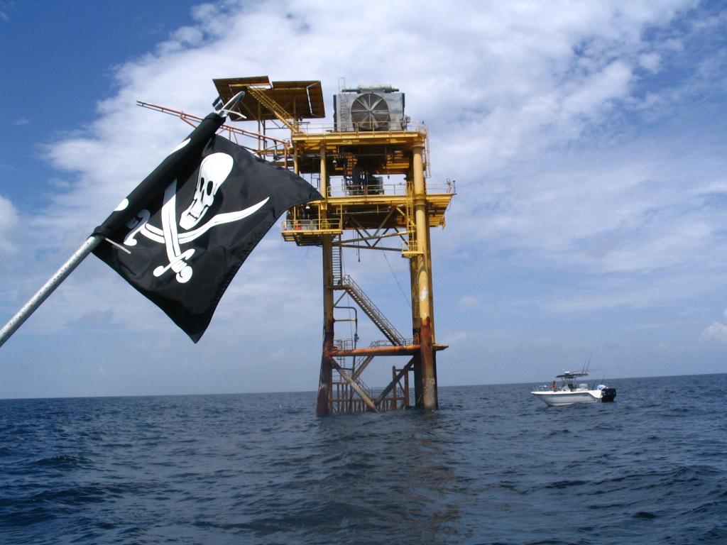 Arrrrr... We're at the first dive site
