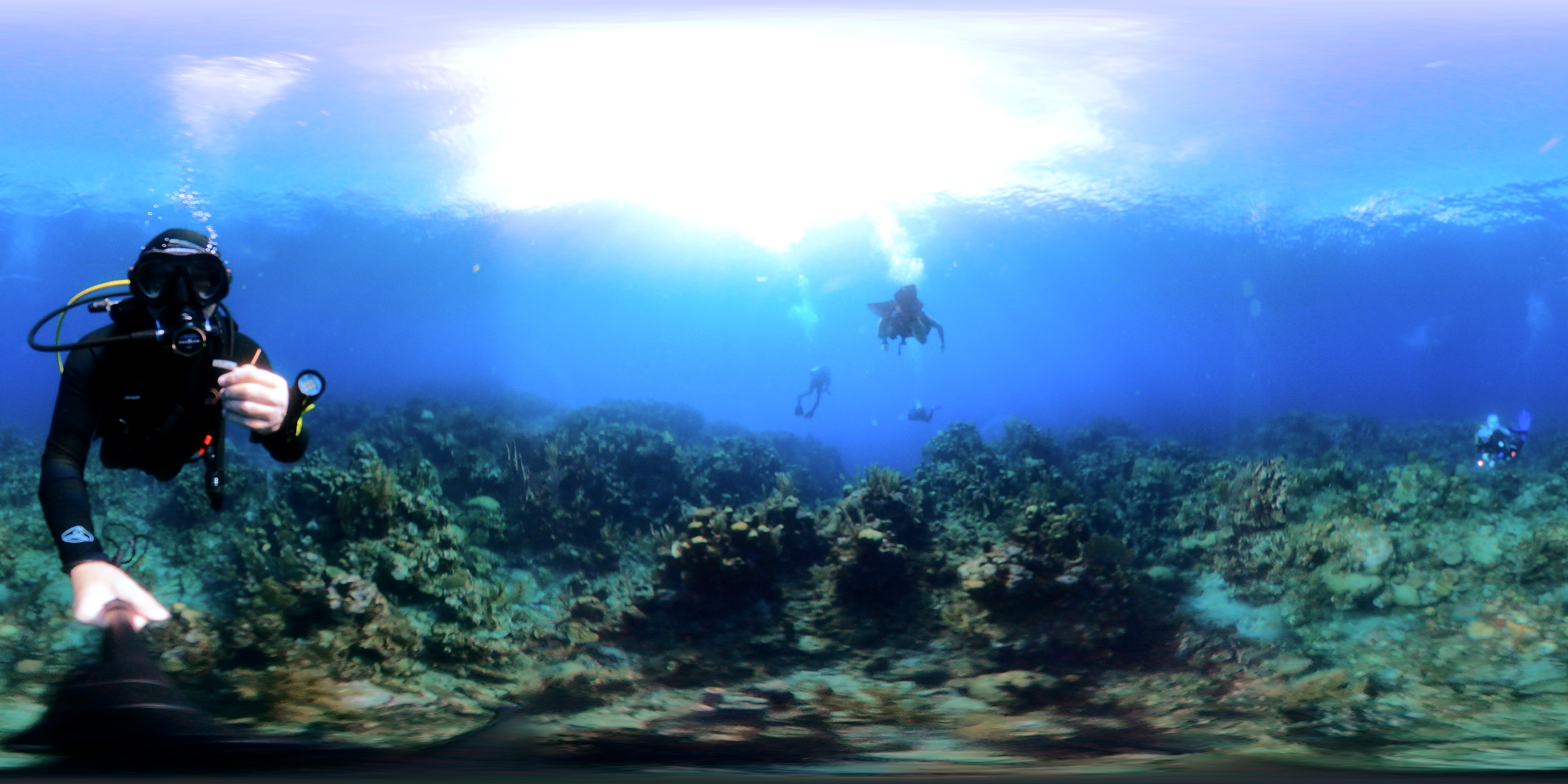 "Blue Channel" Dive in 360 degrees