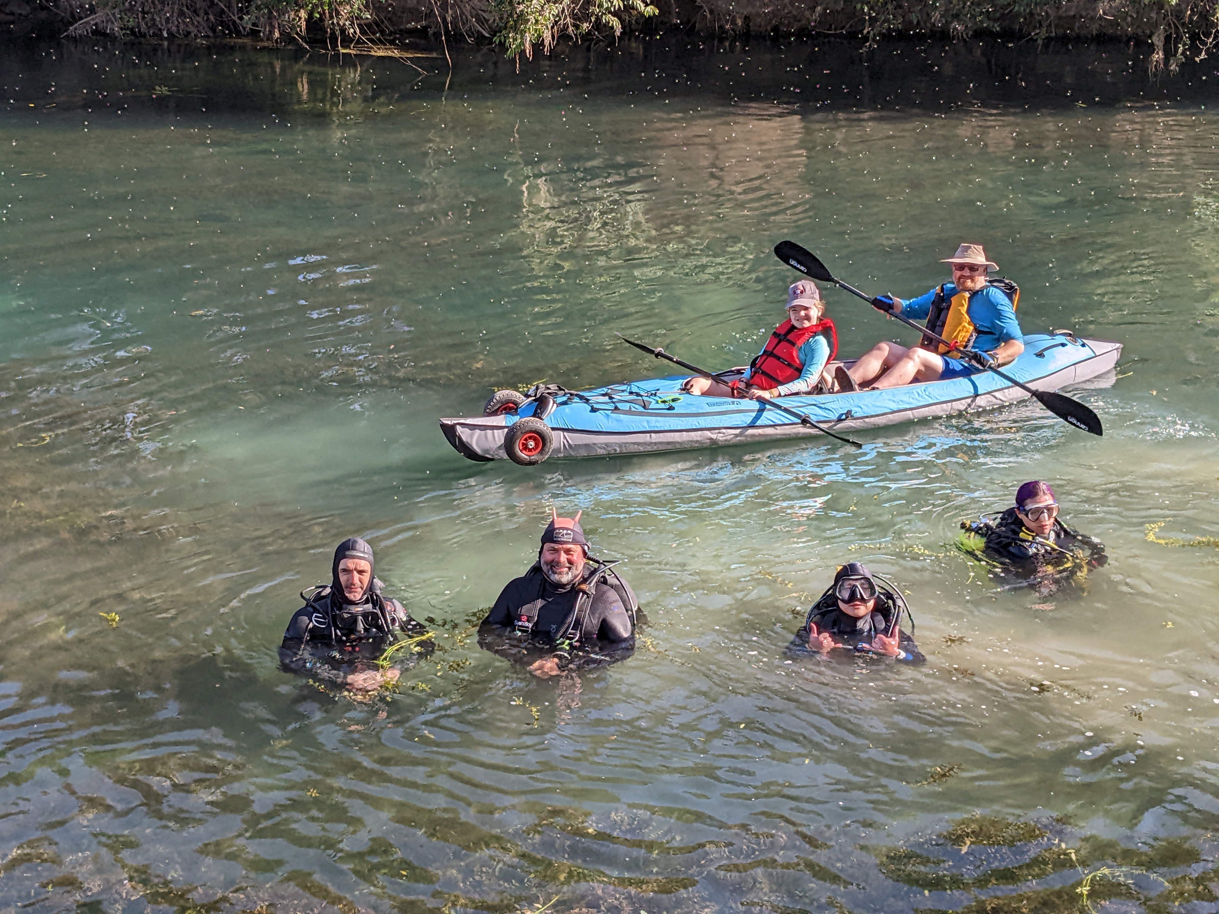 CHUMMERS in the water 1