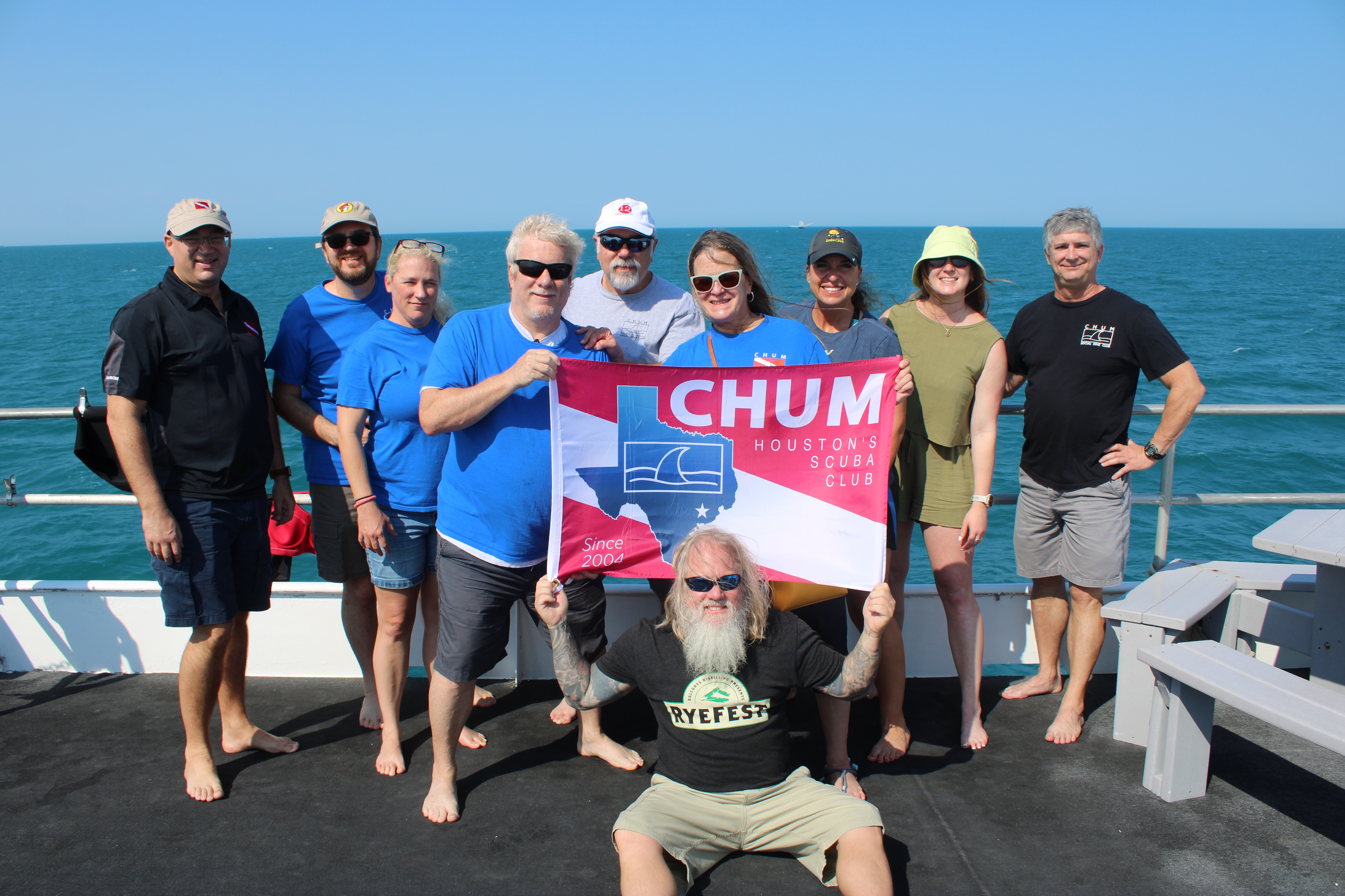 Chummers on board the MV Fling