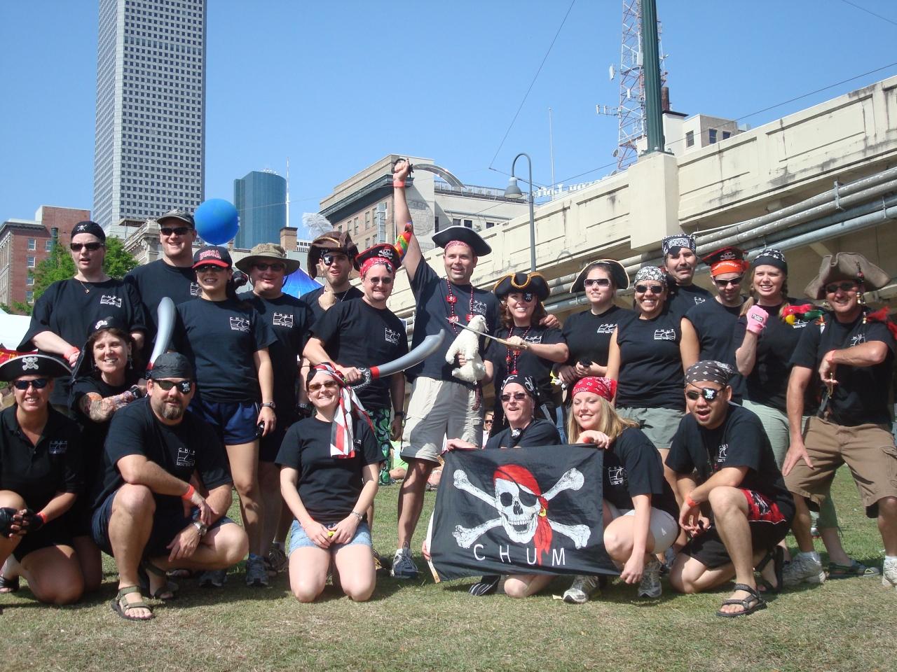 CHUMmers show the pirate spirit! Aaaarrrr!!!!