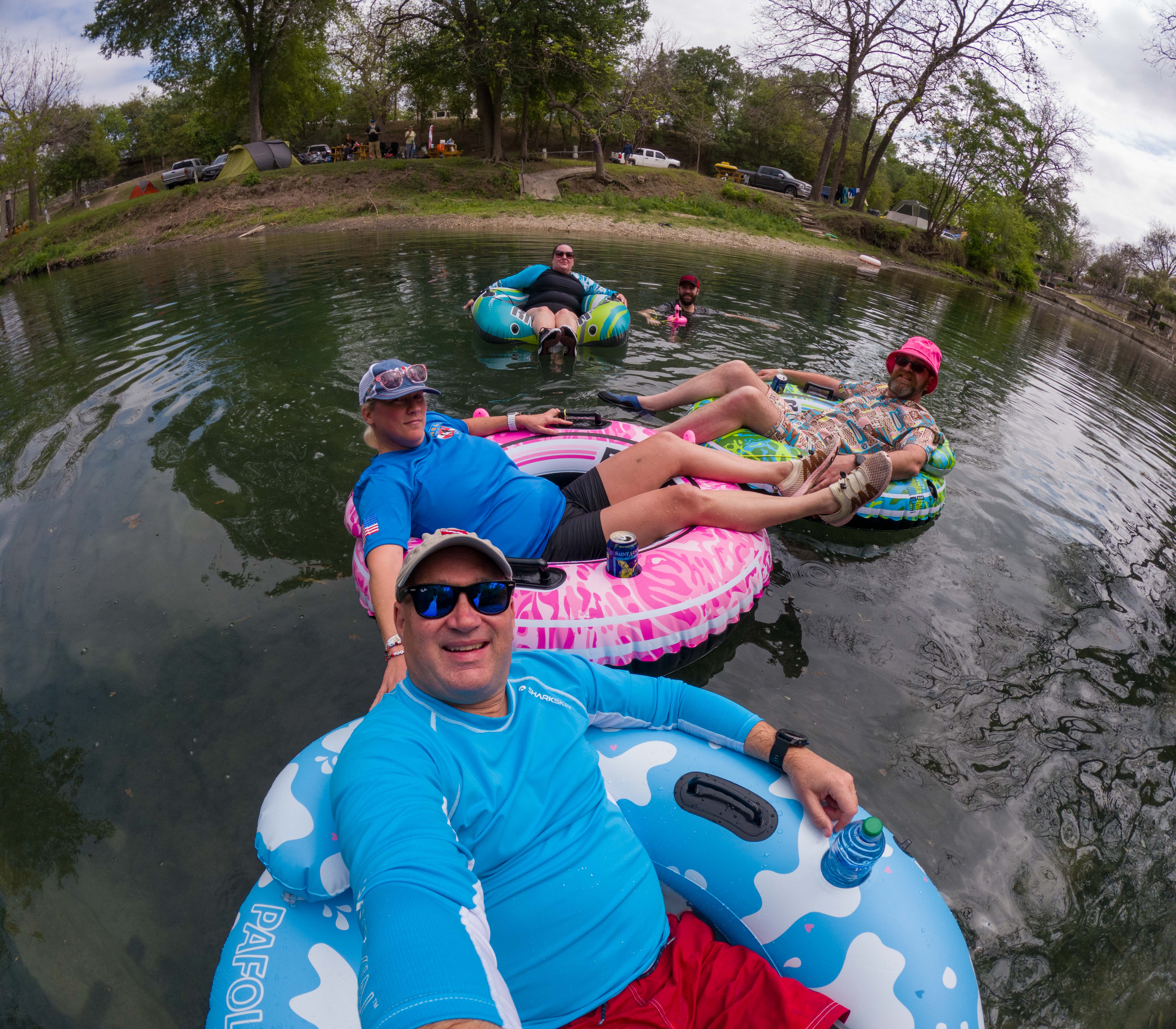 Chummers Tubing in what's left of the Comal River