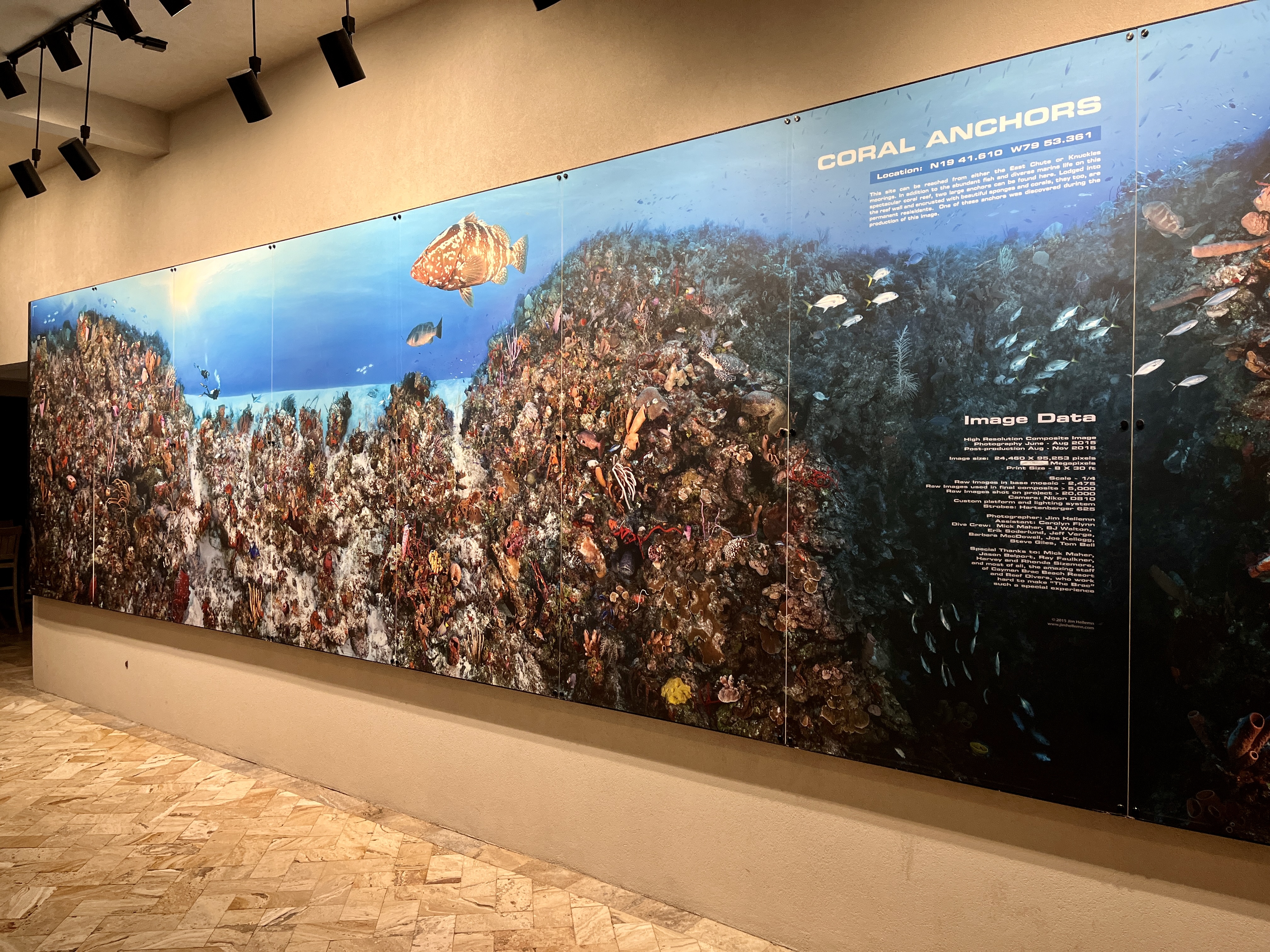 Cool mural at the resort
