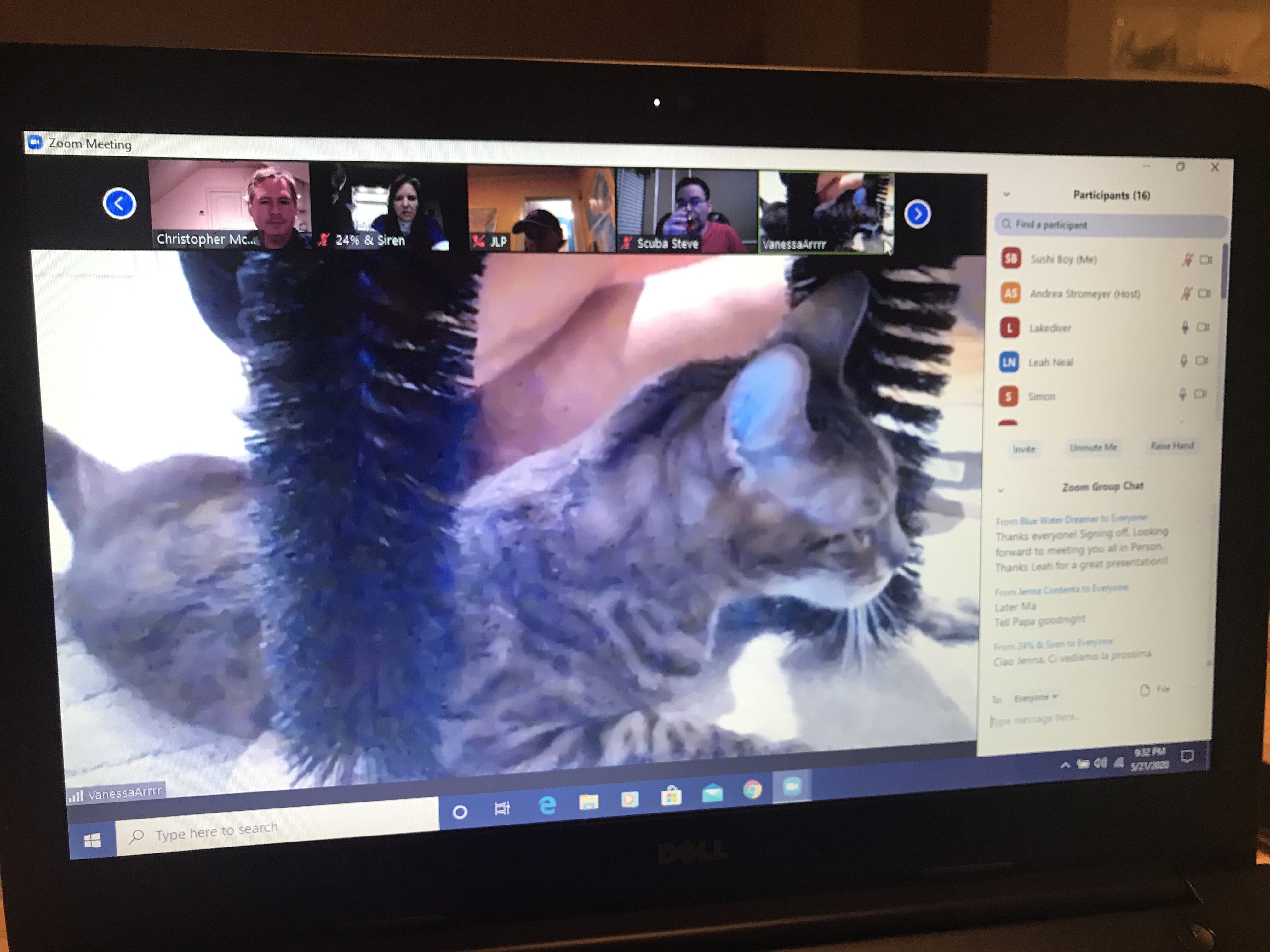 Cousteau gets some mid-meeting loves