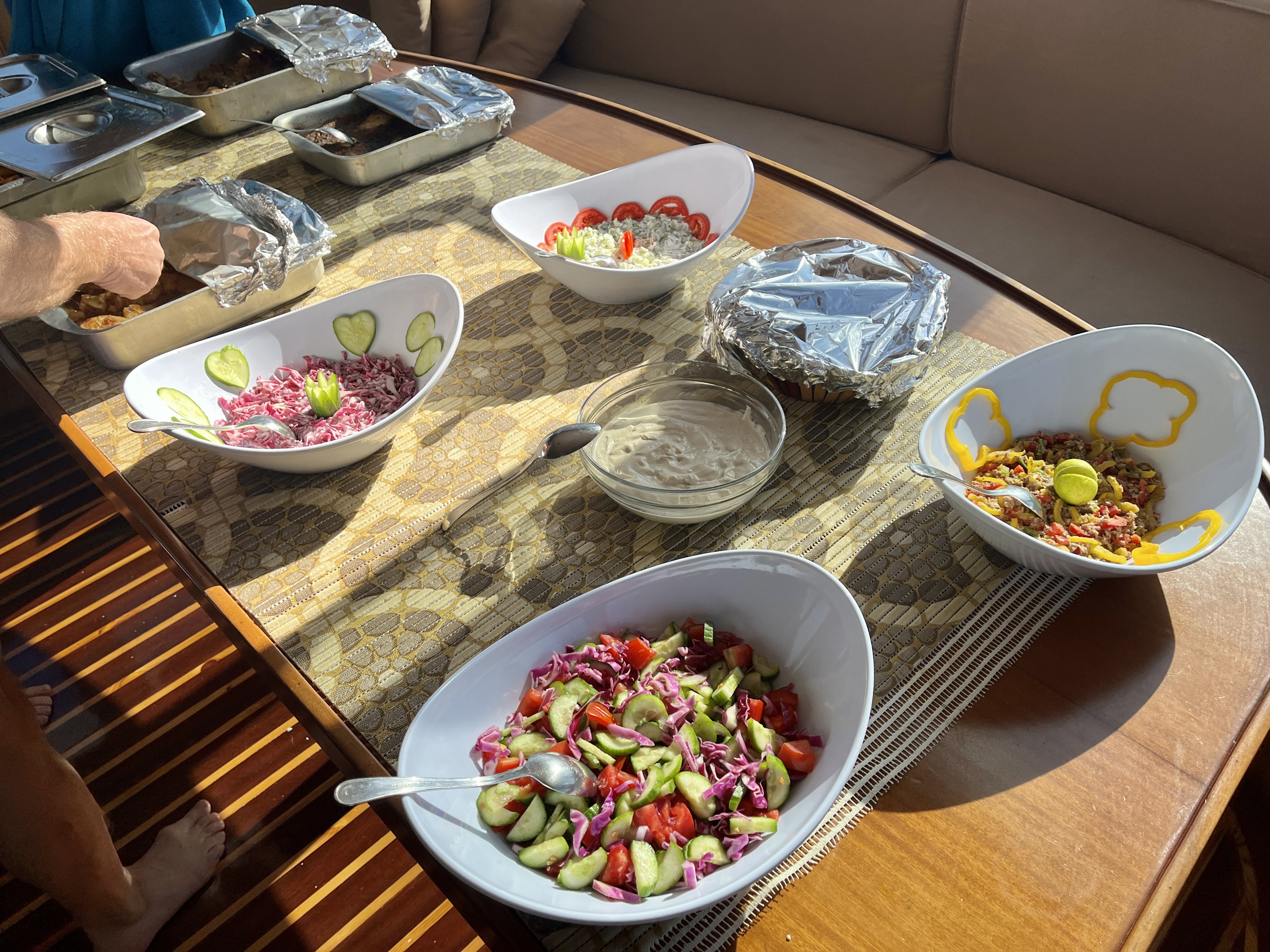 Daily lunch spread