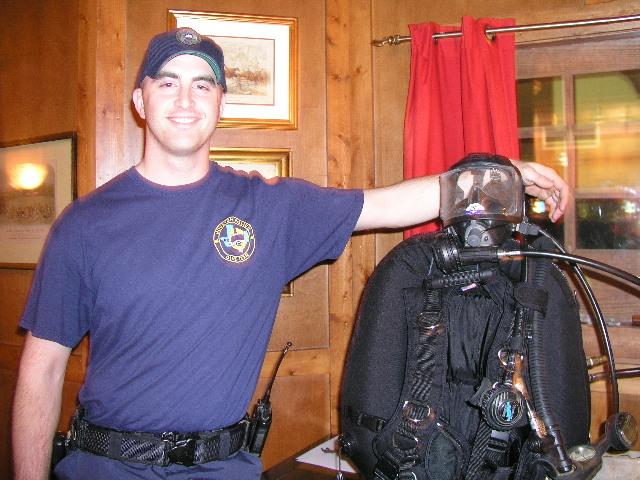 David Scales from the HPD Dive Team