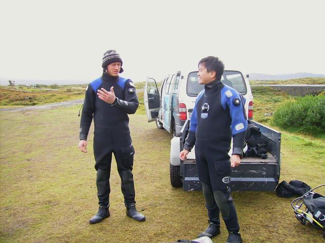 DM Louis and diver
