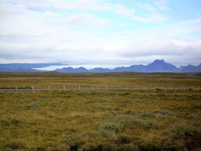 glacier near Gullfoss Iceland