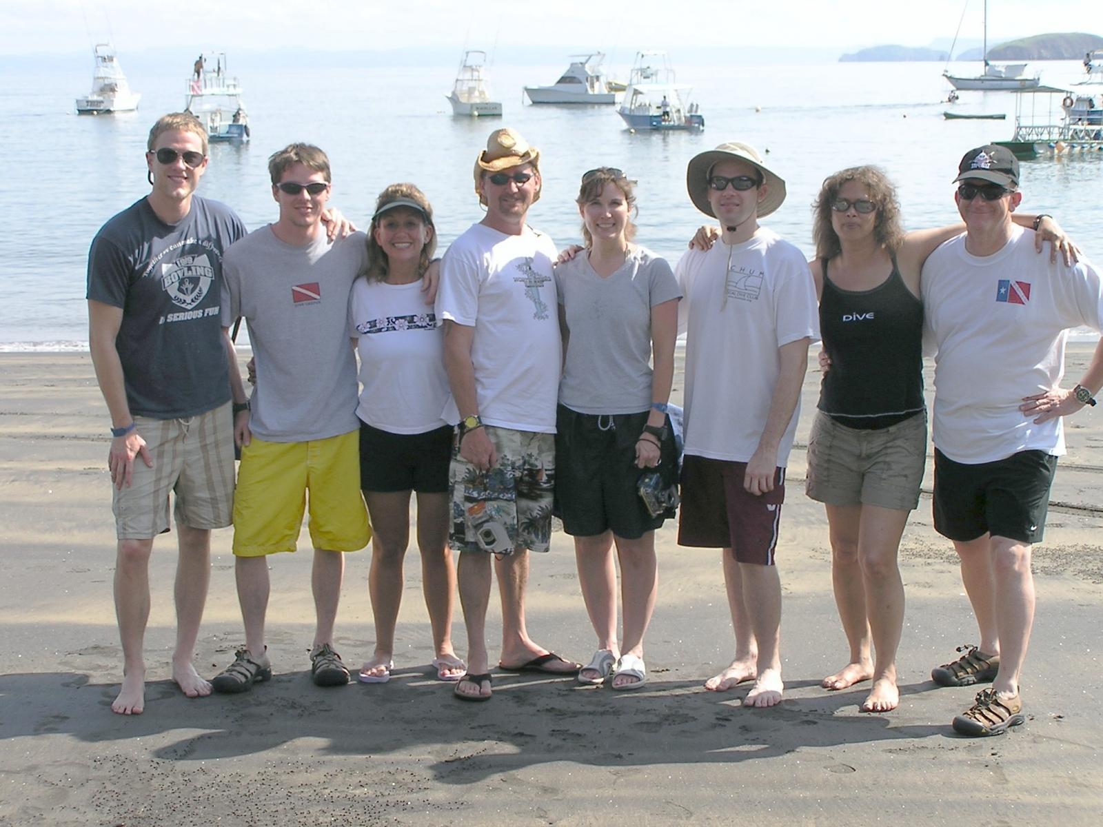 Group on the beach