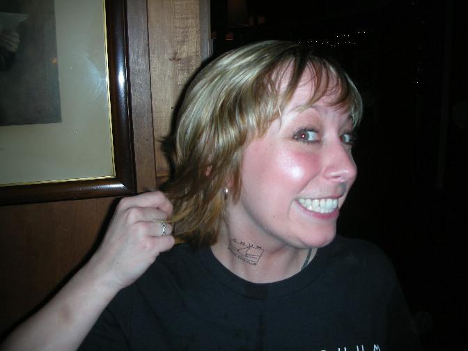 Holly's prison tatt