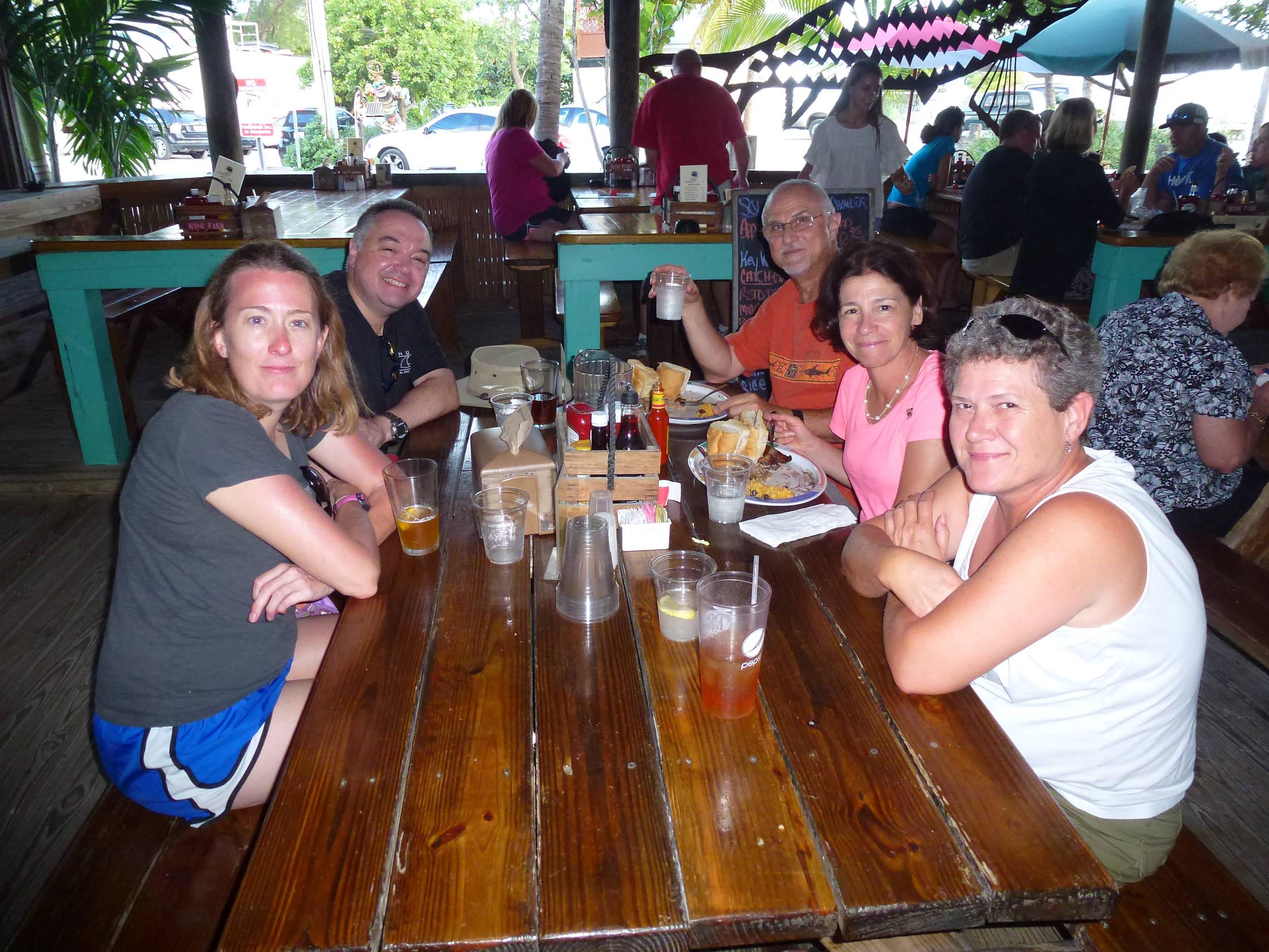 Hyperbaric, McLot, Clovis, Hebe & Shadow Diver at Hogfish Grille