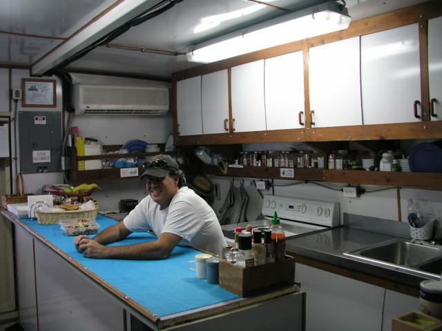 John in the galley