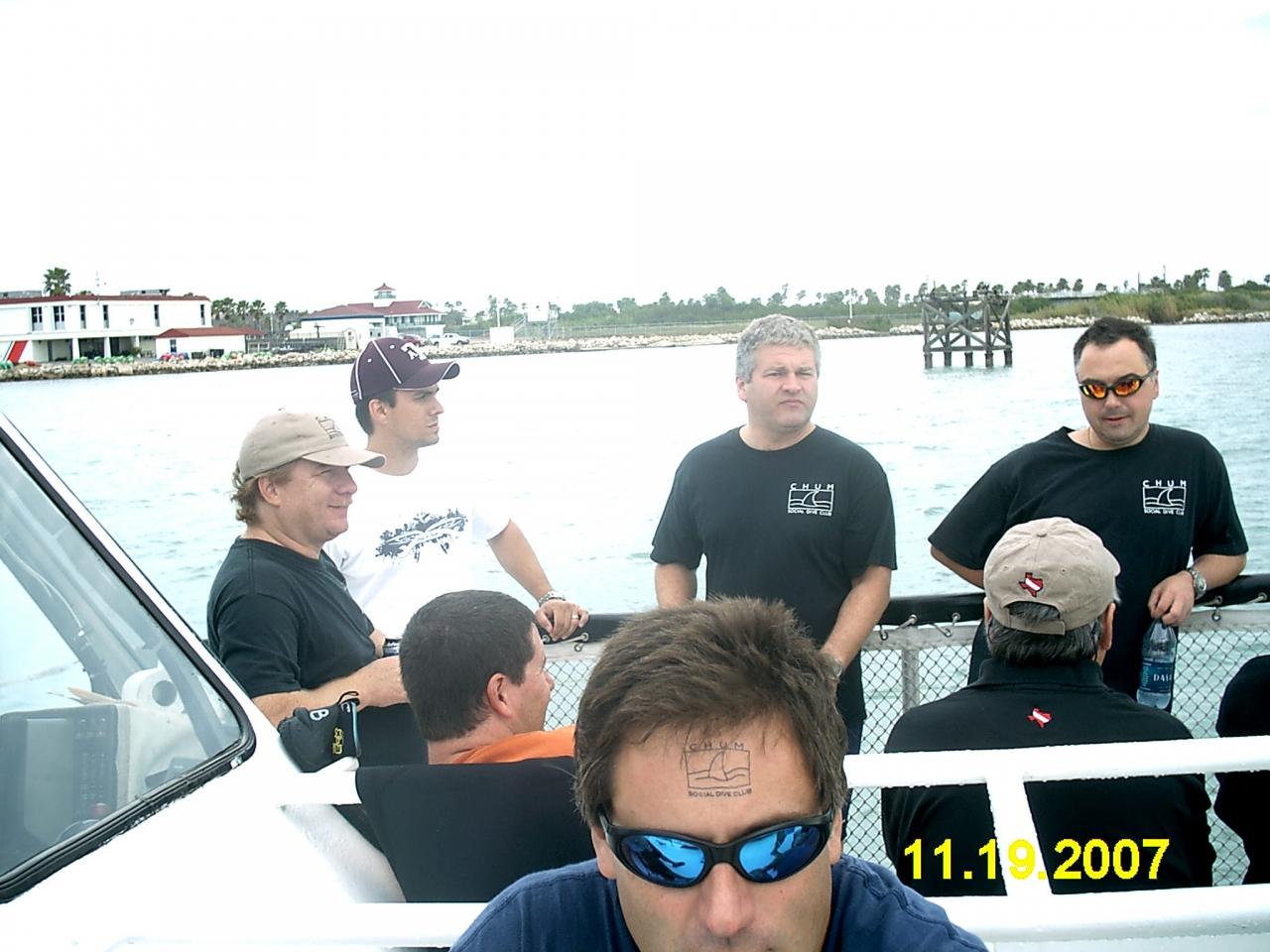 Leaving the dock to Texas Clipper