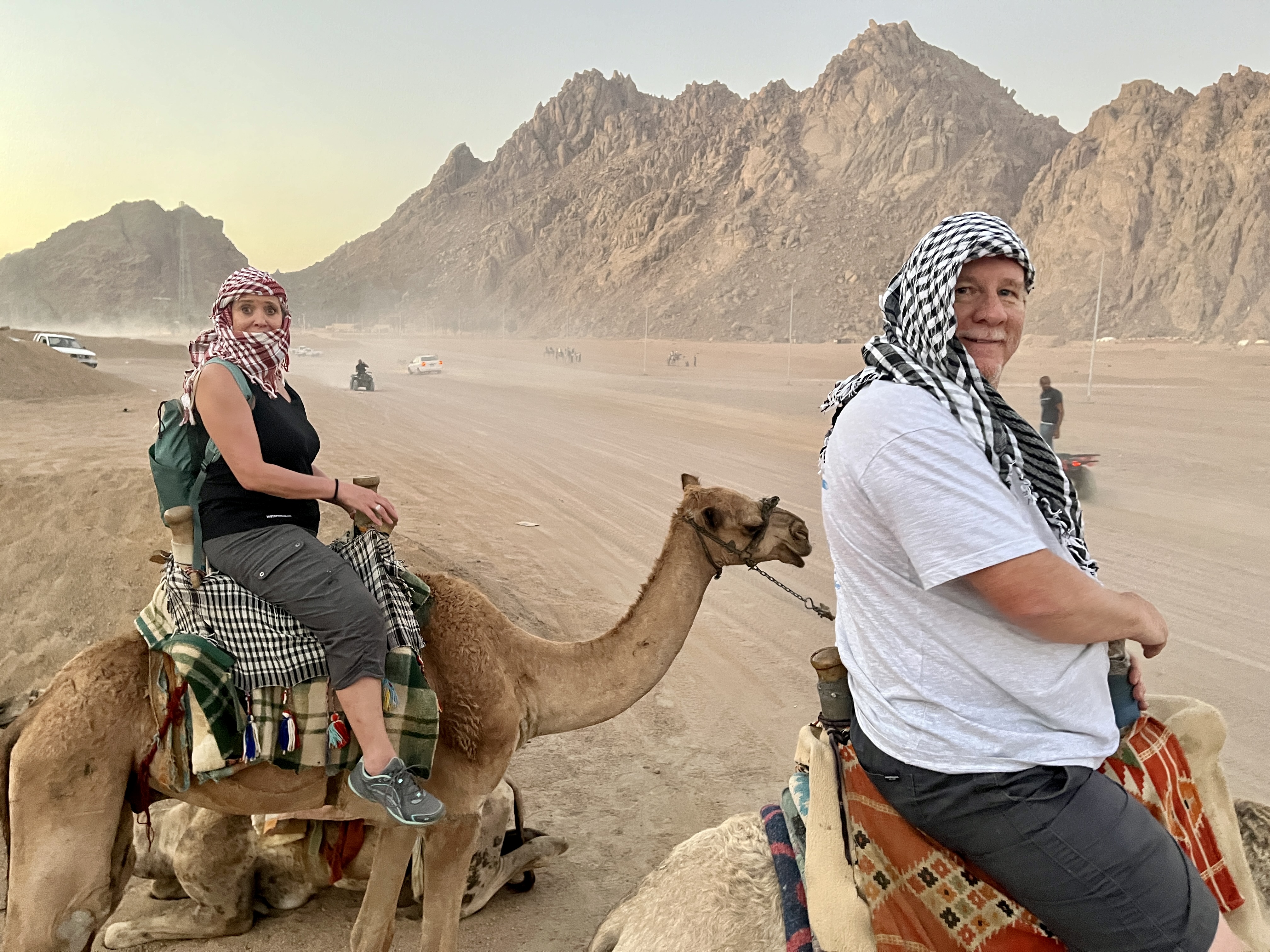 Marci & Todd on their daily commute