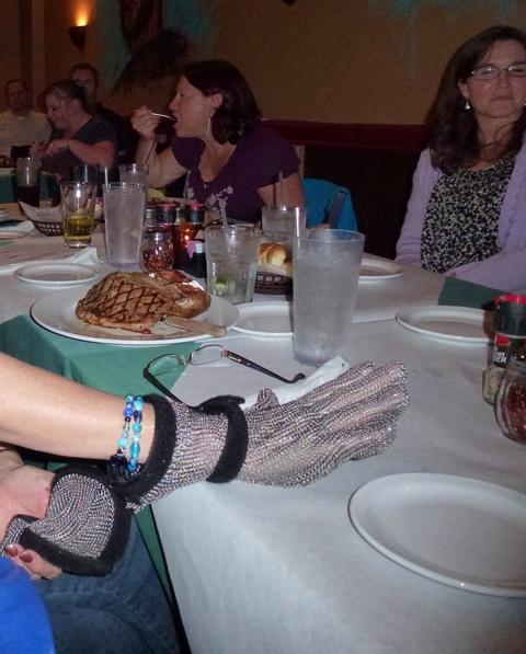 May 2015 - Those bracelets go perfectly with those gloves