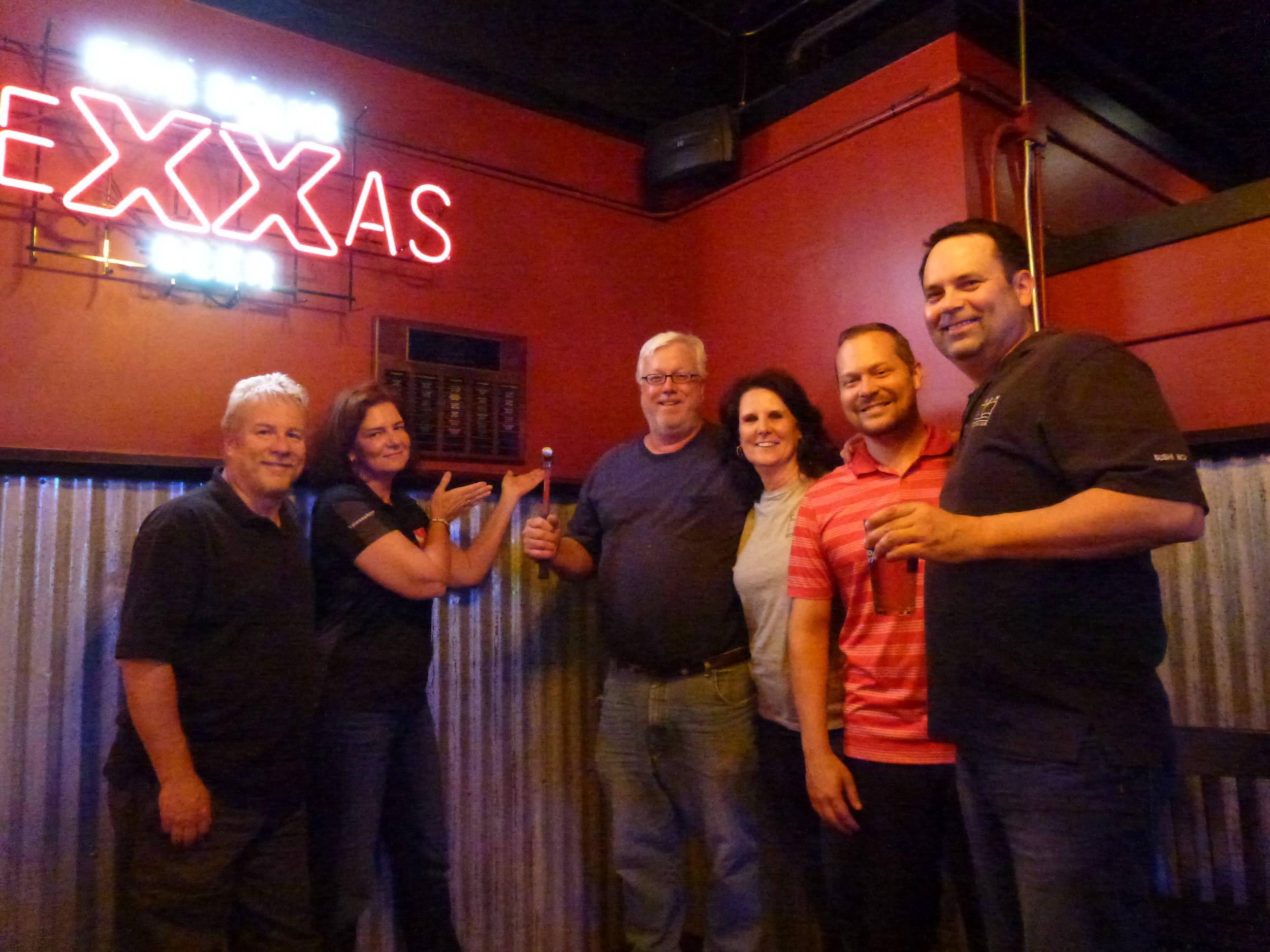 November 2015 - The BOD with the plaque