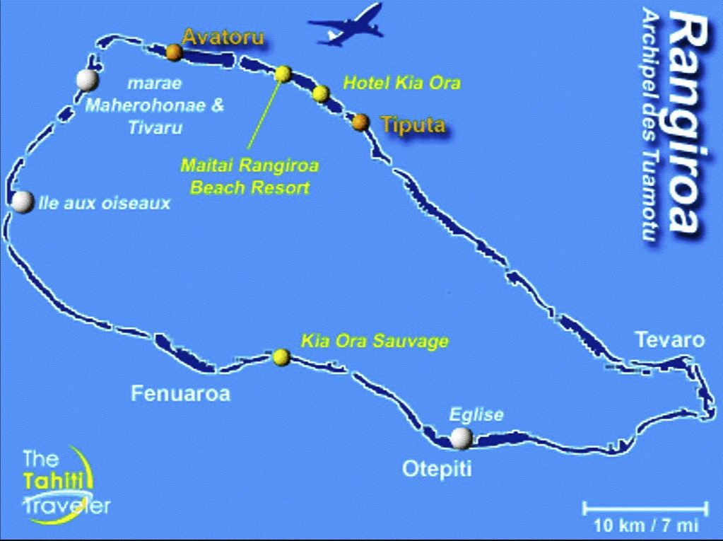 Rangiroa Map