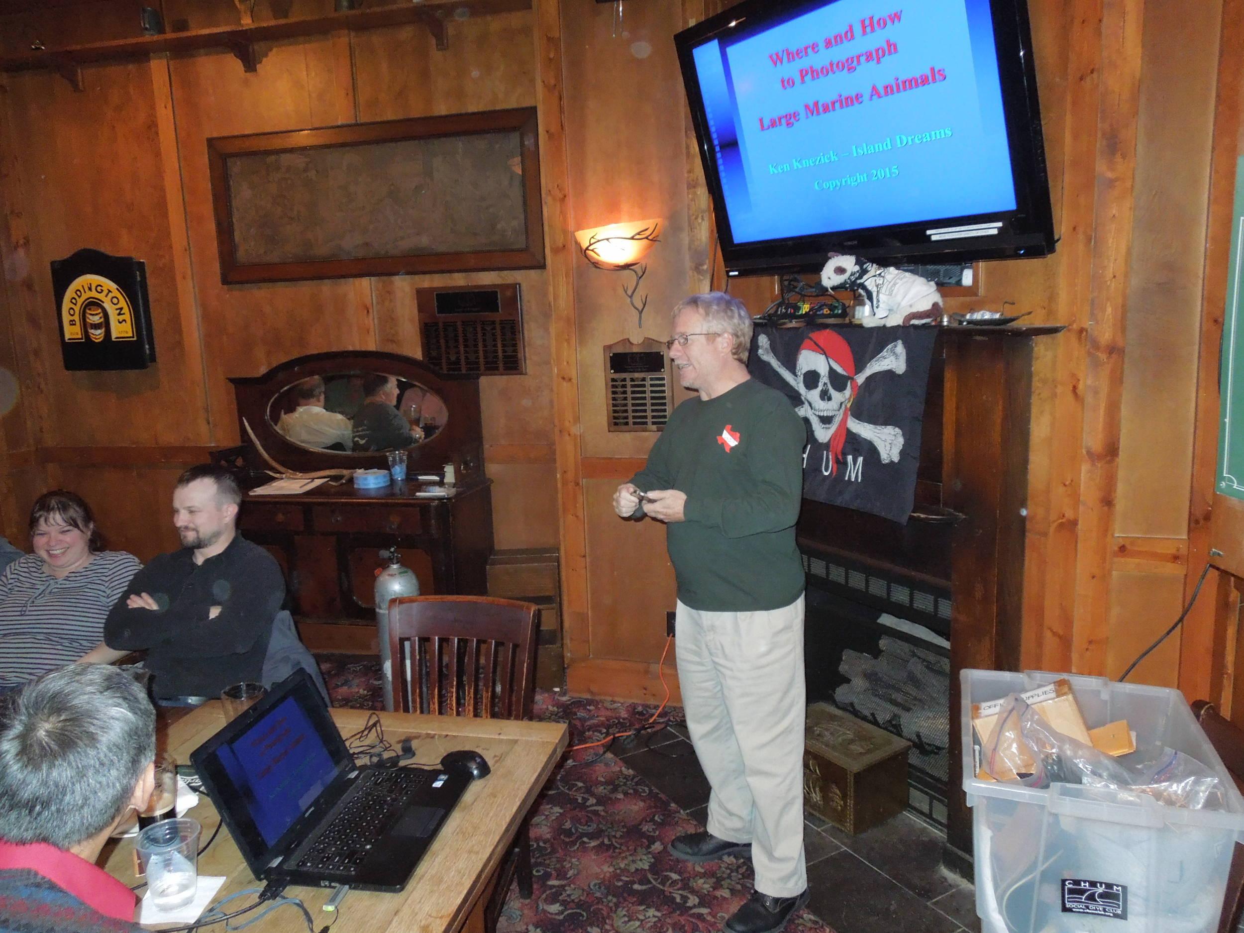 ReefHound kicking off the January meeting