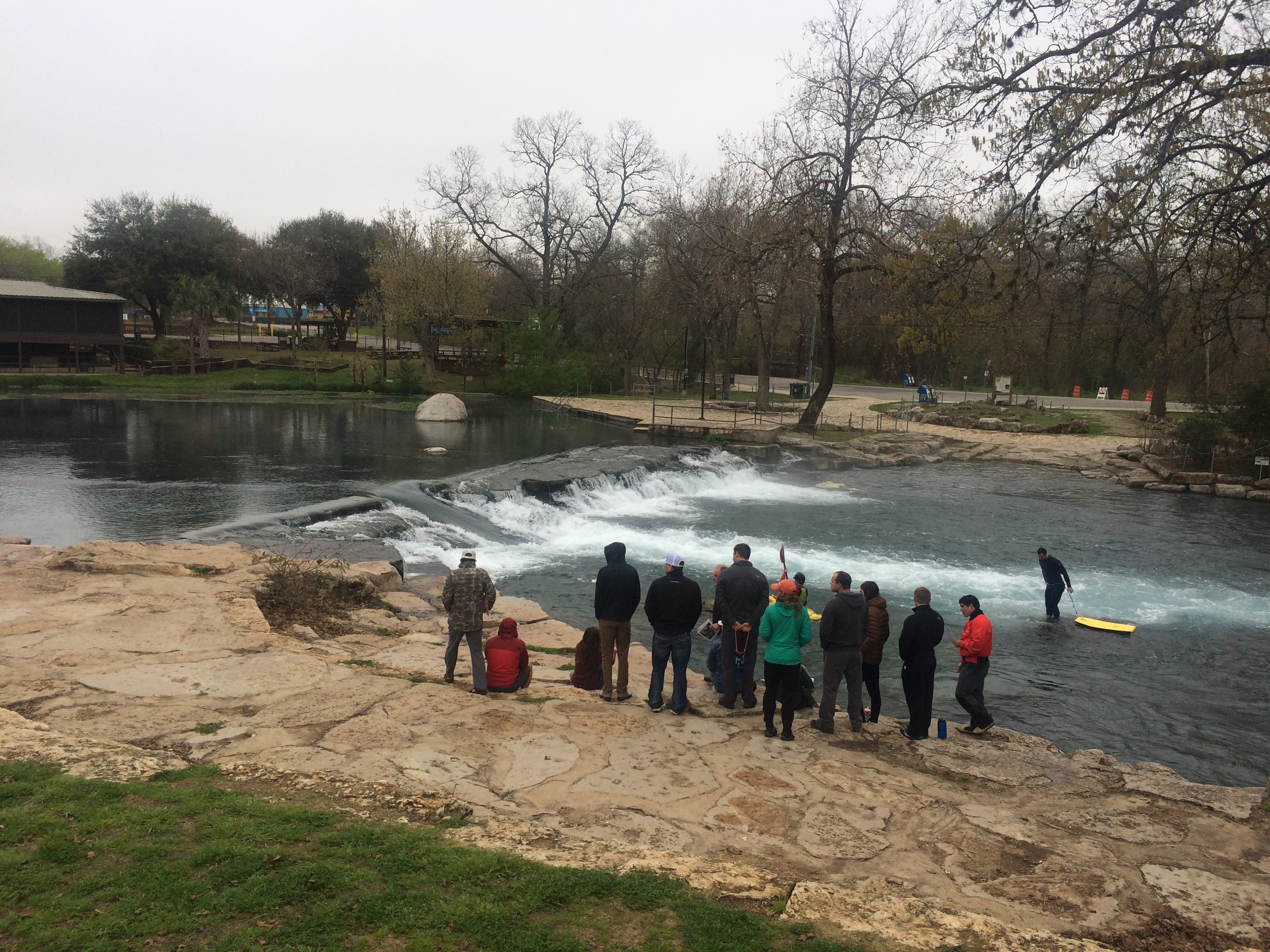 San Marcos Falls At Rio Vista Park