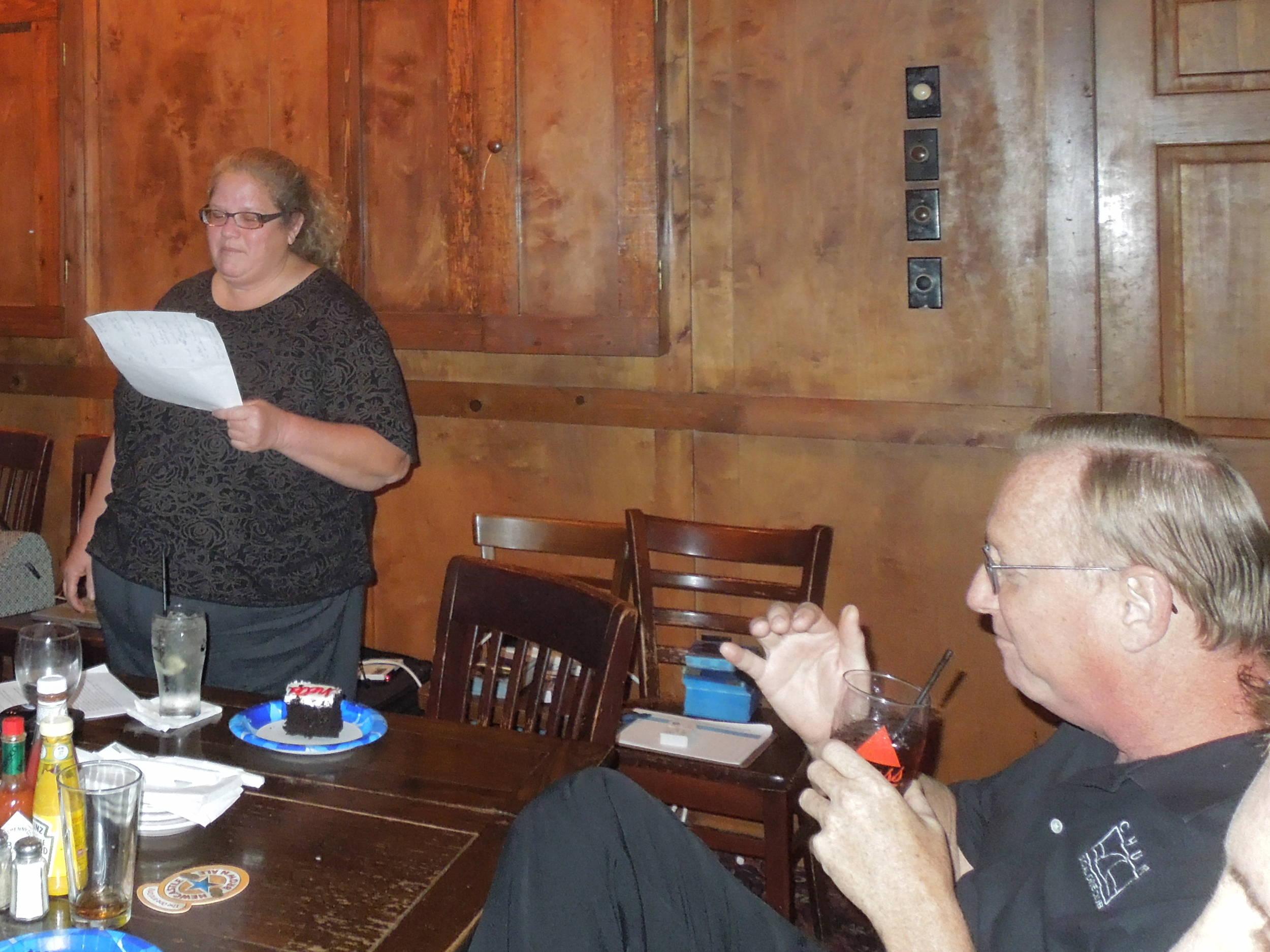 Shelley DuPuy from FGBNMS, our Oct speaker