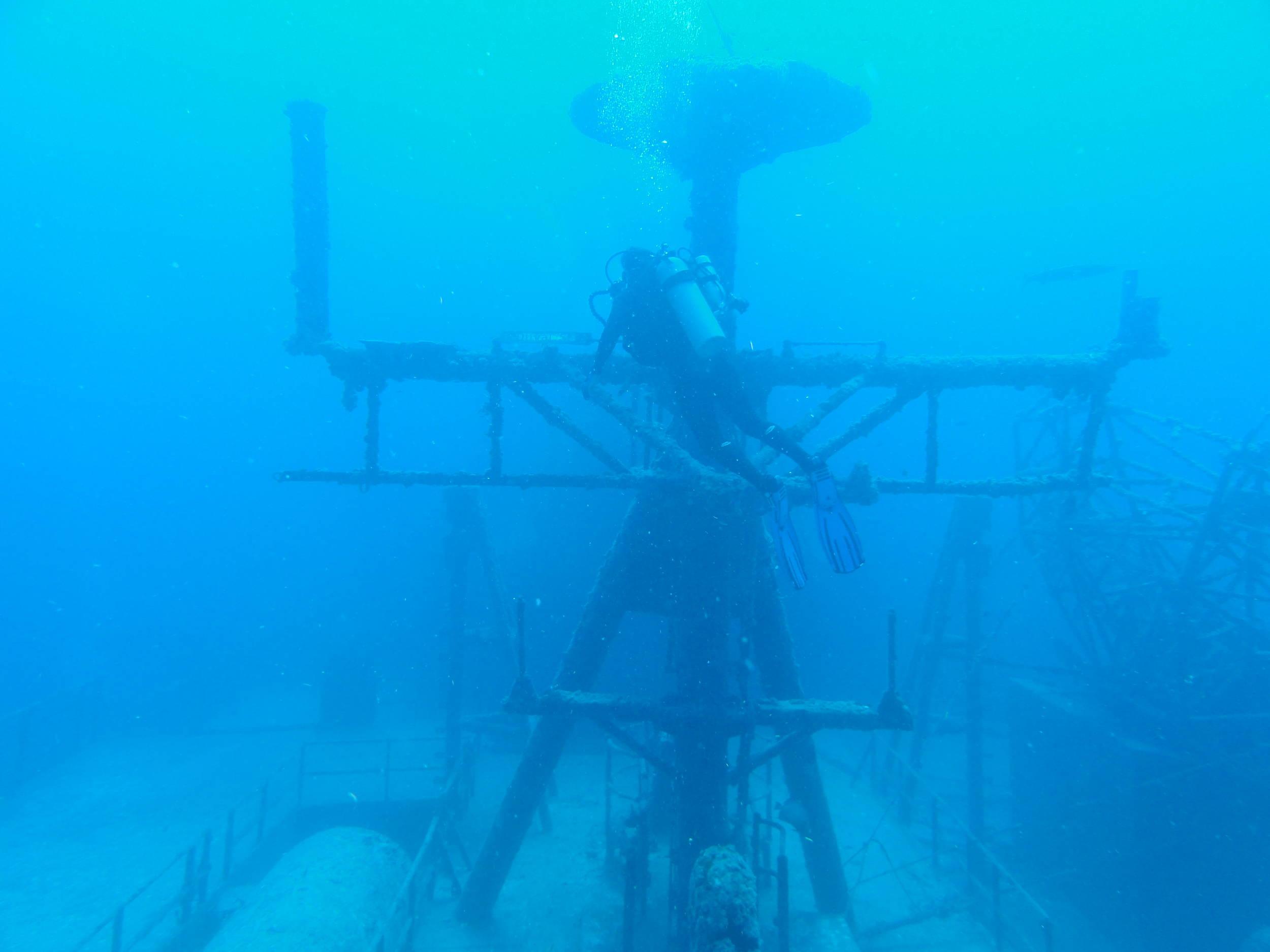 Superstructure on USS Vandenberg