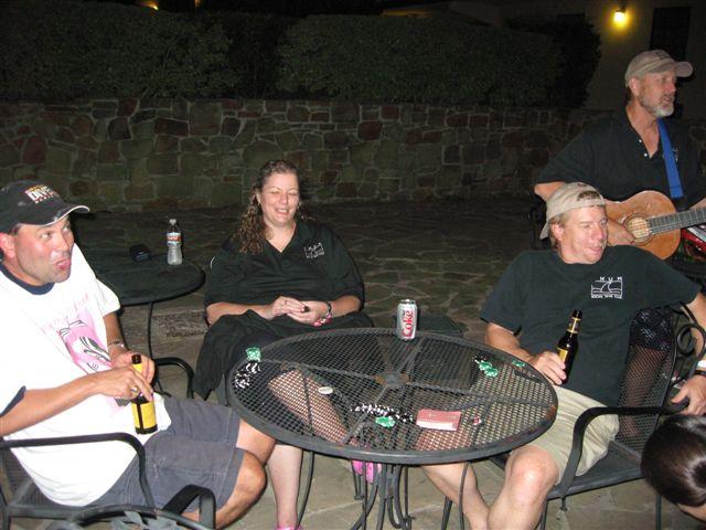 The last standing poker players.