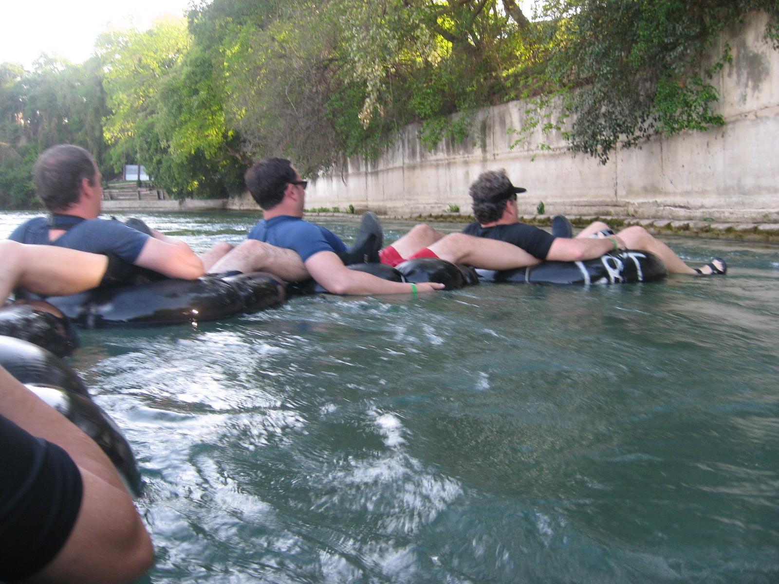 Tubing and kayaking at the Comal